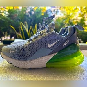 Size 5 - Nike Air Max 270 Obsidian Mist Lime